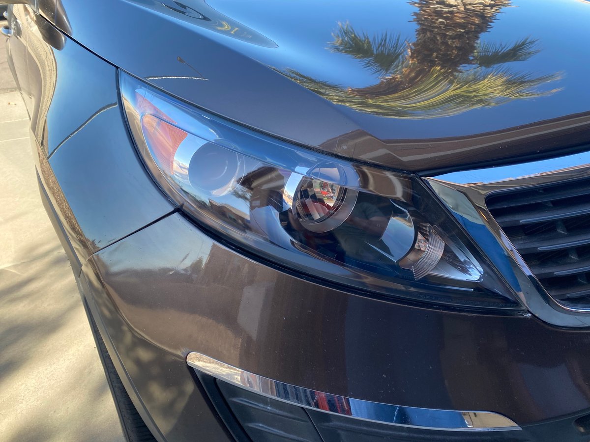 Headlight restoration after AZ 