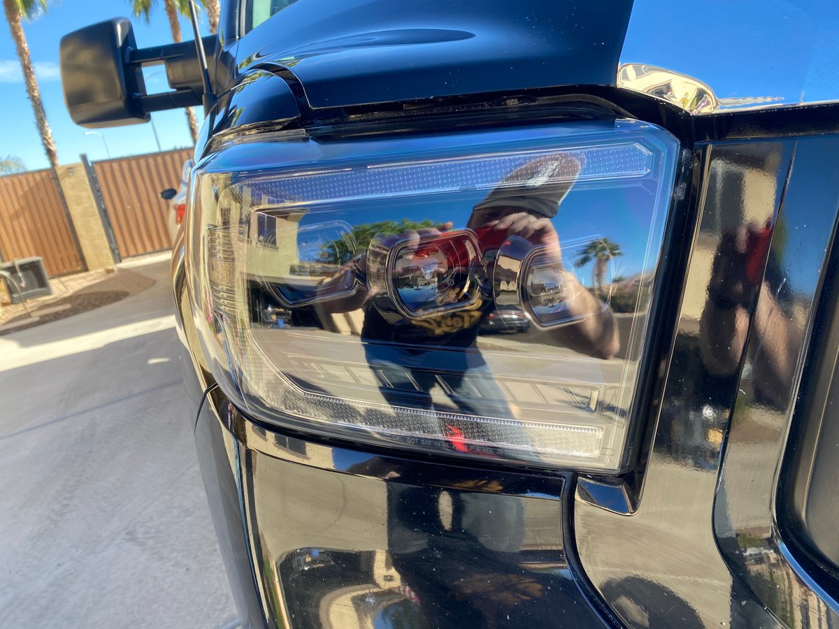 Headlight restoration Toyota tundra after